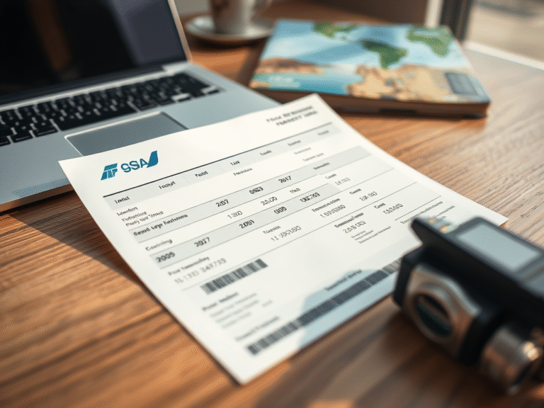 flight reservation for visa