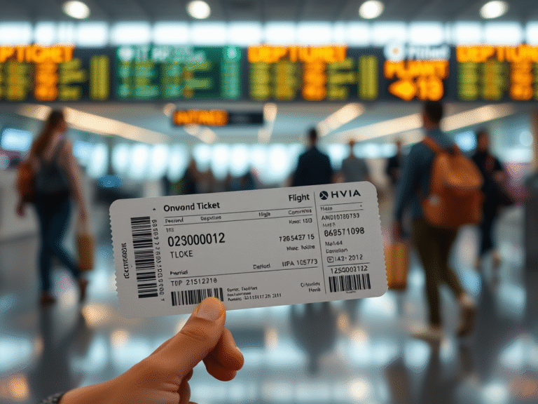 onward ticket